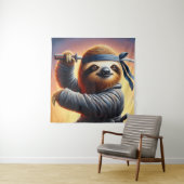 Sloth Ninja Wandteppich (Beispiel)