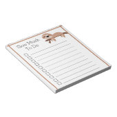 "Sloth" Notepad Notizblock (angewinkelt)
