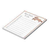 "Sloth" Notepad Notizblock (Rotiert)