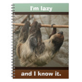 Sloth Notizblock (Vorderseite)