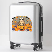 Sloth-o-ween Classic-T - Shirt Aufkleber (Koffer)