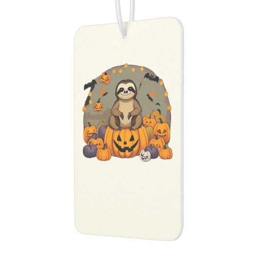 Sloth-o-ween Classic-T - Shirt Autolufterfrischer (Links)