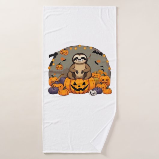 Sloth-o-ween Classic T-Shirt Badehandtuch (Badehandtuch)