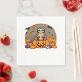 Sloth-o-ween Classic-T - Shirt Serviette (Beispiel)