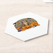 Sloth-o-ween Classic-T - Shirt Untersetzer (angewinkelt)