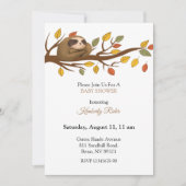 Sloth on Tree Einladung (Vorderseite)