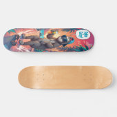 Sloth on Wheels Edition 1 Skateboard (Horizontal)