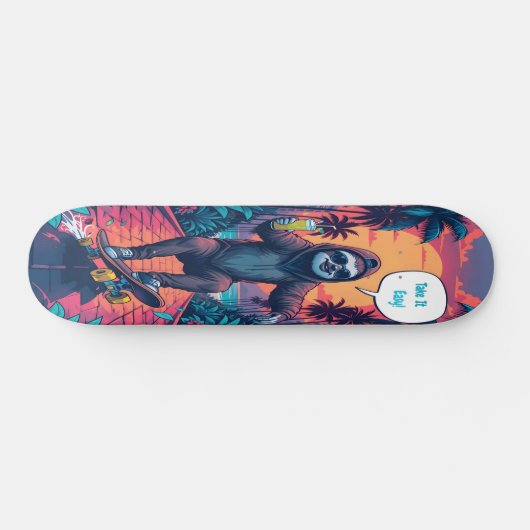 Sloth on Wheels Edition 3 Skateboard (Horizontal)