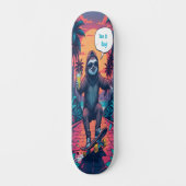 Sloth on Wheels Edition 3 Skateboard (Vorderseite)