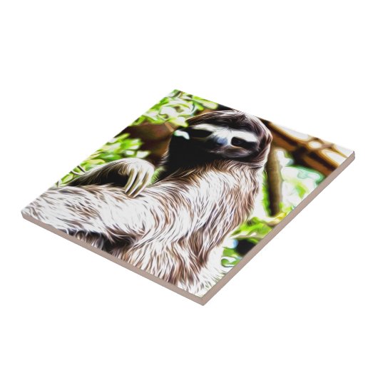 Sloth Painting Fliese (Seite)