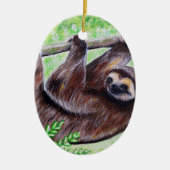Sloth Painting Keramikornament (Vorne)