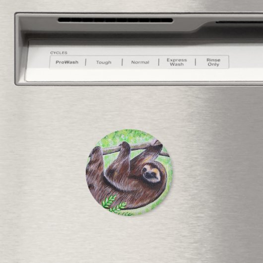 Sloth Painting Magnet (In Situ (Geschirrspüler))