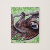 Sloth Painting Puzzle (Vertikal)