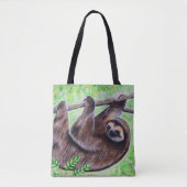 Sloth Painting Tasche (Vorderseite)