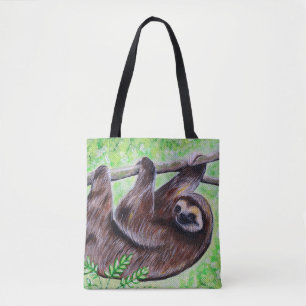 Sloth Painting Tasche