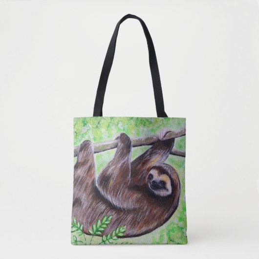 Sloth Painting Tasche (Vorderseite)