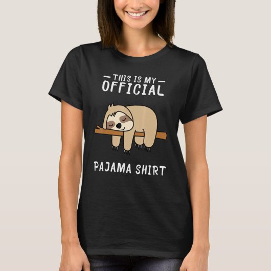 Sloth Pajamas Pajamas PJ Top (Vorderseite)