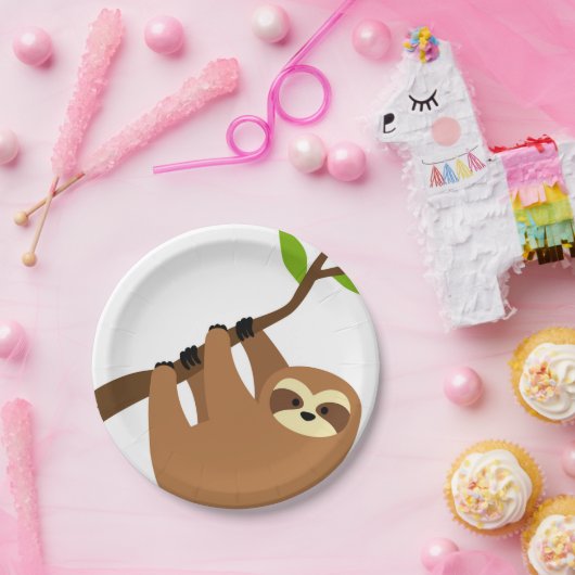 Sloth-PapierParty-Teller Pappteller (Party)