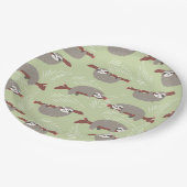 Sloth Pappteller (Schrägansicht)