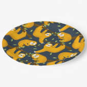 Sloth Pappteller (Schrägansicht)