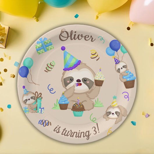 Sloth Party Paper Teller