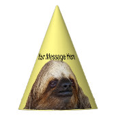 Sloth Partyhütchen (Vorderseite)