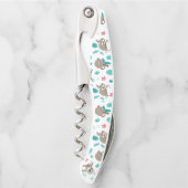 Sloth Pattern Corkschraube Kellnermesser (Vorderseite)