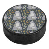 Sloth Pattern Eishockey Puck (3/4)