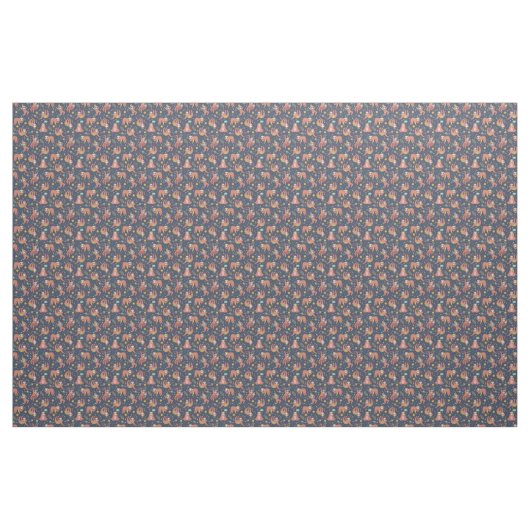 Sloth Pattern Fabric Stoff (Yard (91,4 cm))