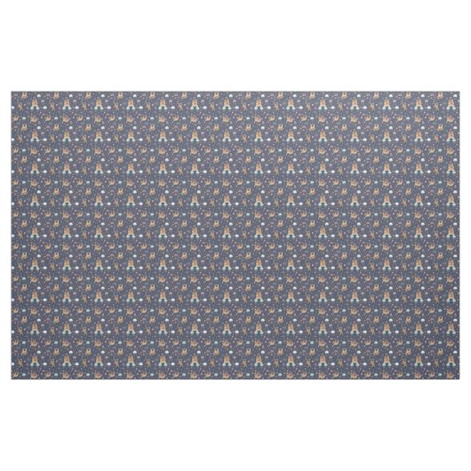 Sloth Pattern Fabric Stoff (Yard (91,4 cm))