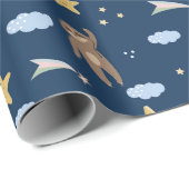 Sloth Pattern Wrapping Paper Geschenkpapier (Rolleneckpunkt)