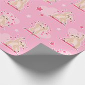 Sloth Pattern Wrapping Paper Geschenkpapier (Ecke)