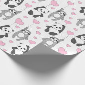 Sloth Pattern Wrapping Paper Geschenkpapier (Ecke)
