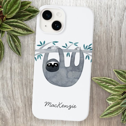 Sloth Personalisiert Case-Mate iPhone Hülle