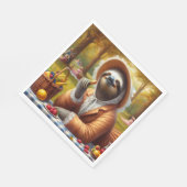 Sloth Picnic Serviette (Ecke)