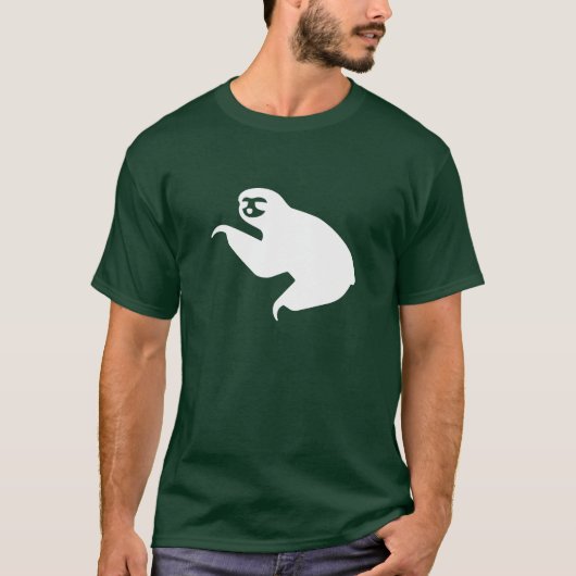 Sloth-Piktogramm-T - Shirt (Vorderseite)