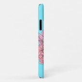 Sloth Pink-Blume Case-Mate iPhone Hülle (Hinten/Rechts)