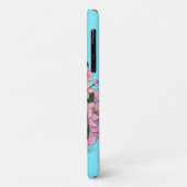 Sloth Pink-Blume Case-Mate iPhone Hülle (Hinten/Links)