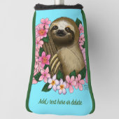 Sloth Pink-Blume Golf Headcover (Rotieren 90)