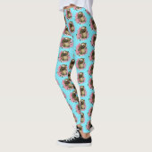Sloth Pink-Blume Leggings (Links)