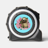 Sloth Pink-Blume Maßband (Vorderseite)