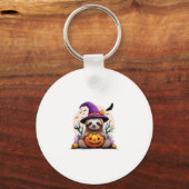 Sloth Pink Hat Halloween Schlüsselanhänger (Vorderseite)