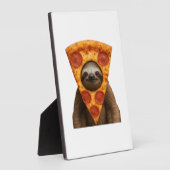 Sloth pizza funny weird prank meme cute happy chri fotoplatte (Seite)