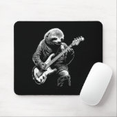 Sloth Playing B Guitar Funny B Player Bist Sloth Mousepad (Mit Mouse)