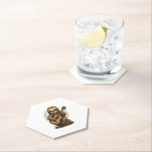 Sloth Playing Guitar Untersetzer (Vor Ort)