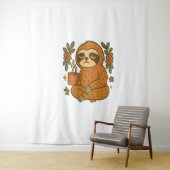 Sloth Playing Guitar Wandteppich (Beispiel)
