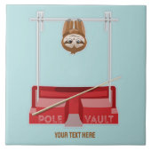 Sloth Pole Vault Athletics Fliese (Vorderseite)