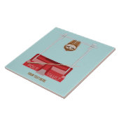 Sloth Pole Vault Athletics Fliese (Seite)