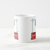 Sloth Pole Vault Athletics Kaffeetasse (Mittel)