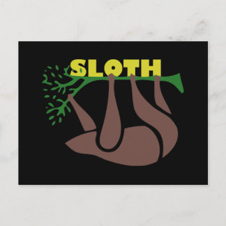 Sloth Postcard Postkarte